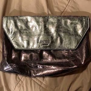 Very cute metallic large wristlet